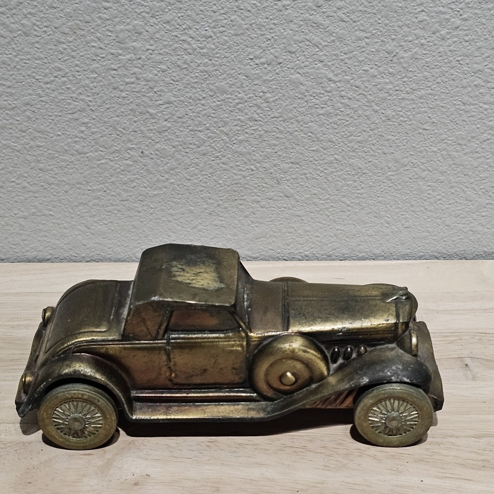 1974 Vintage Banthrico METAL CAR BANK 1930 DUESENBERG Coin Bank